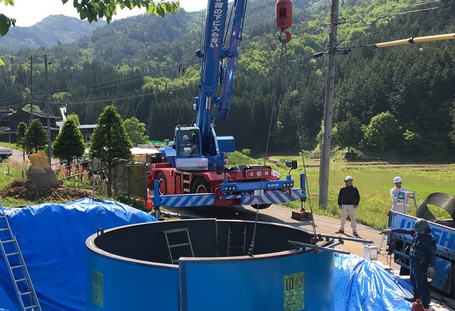 飛中第0301号　県営中山間地域総合整備事業 飛騨西部地区　野中防火水槽工事