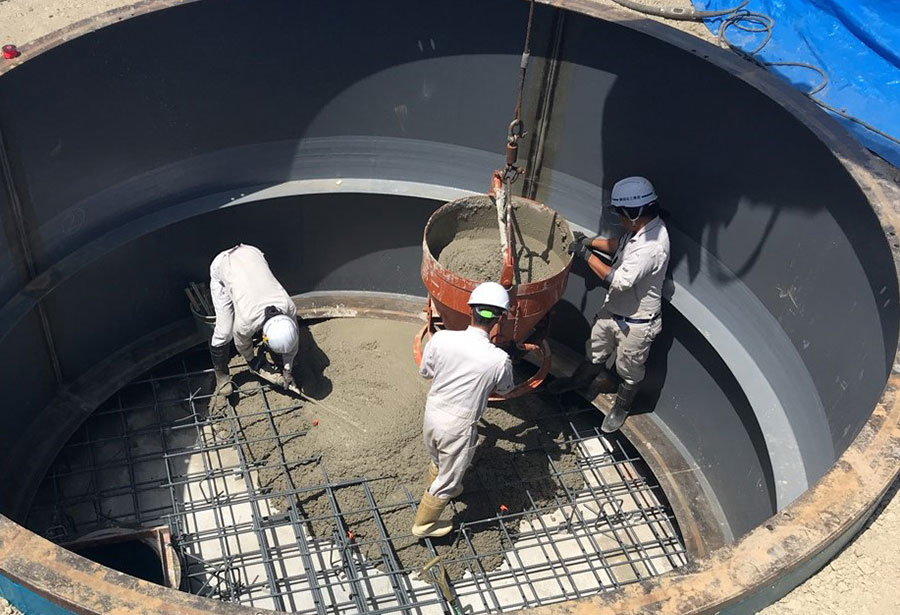飛中第0301号　県営中山間地域総合整備事業 飛騨西部地区　野中防火水槽工事