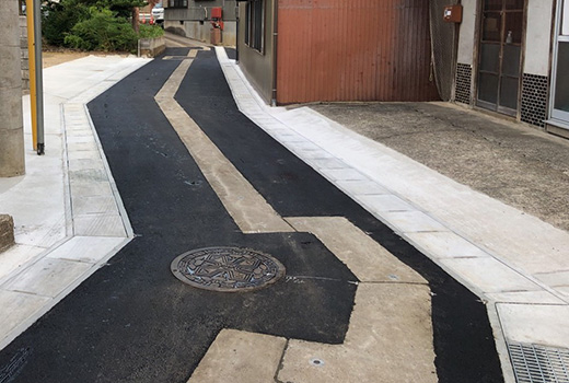 防災・安全社会資本整備交付金事業 市道杉崎6号線側溝改良工事